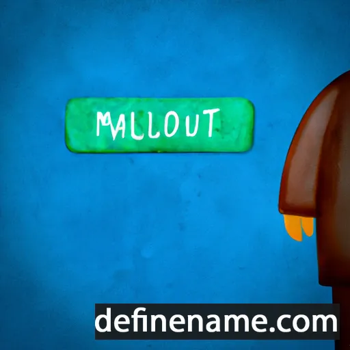 cartoon of the name Mallothi