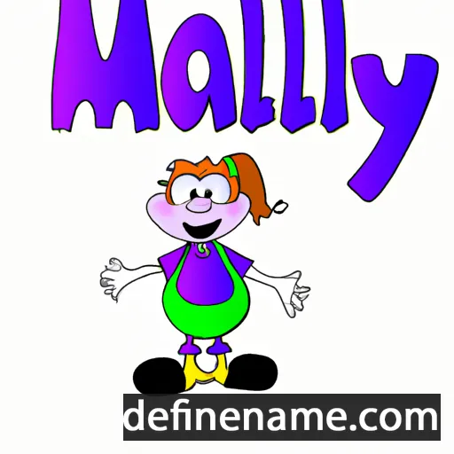 cartoon of the name Mally