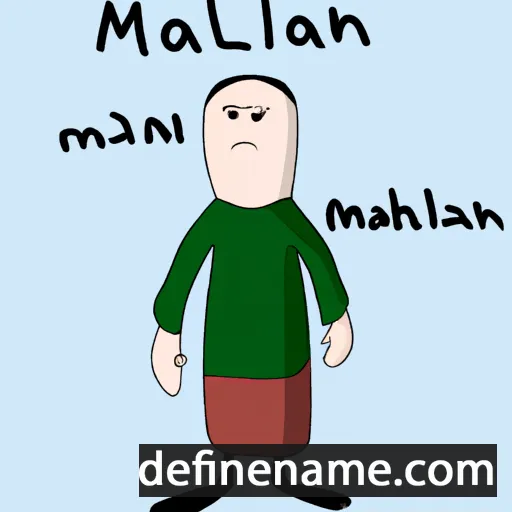 cartoon of the name Malmhìn