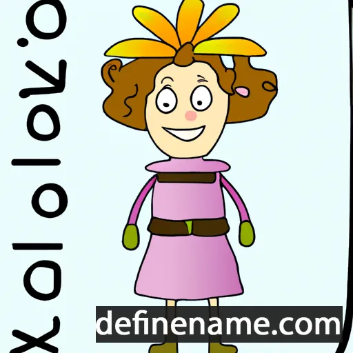 cartoon of the name Malonia