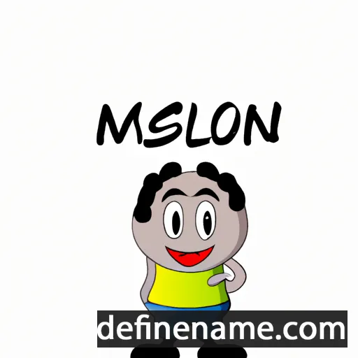 cartoon of the name Malsomi