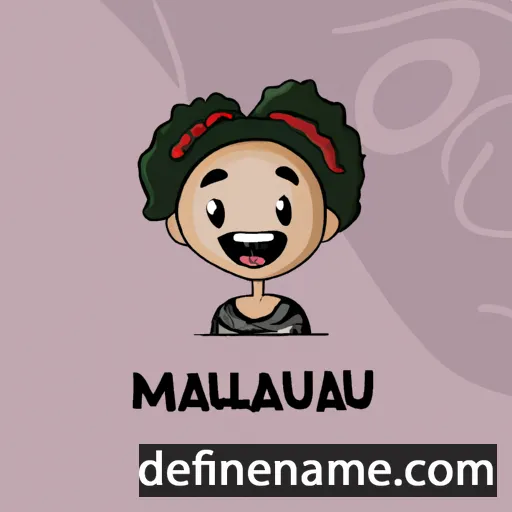 cartoon of the name Malulani