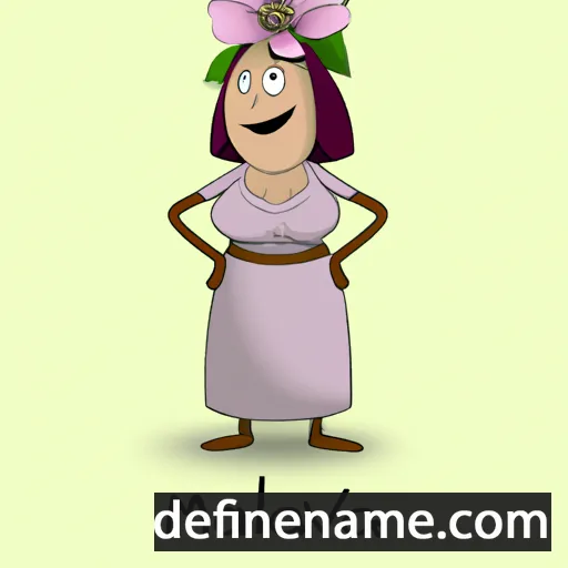 cartoon of the name Malva