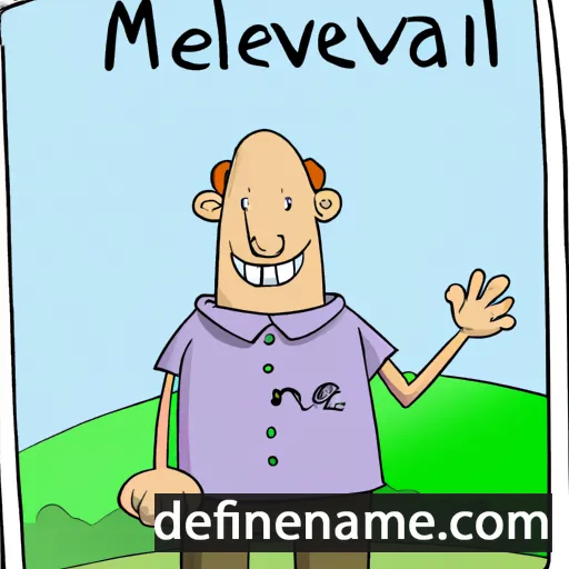 cartoon of the name Malvern