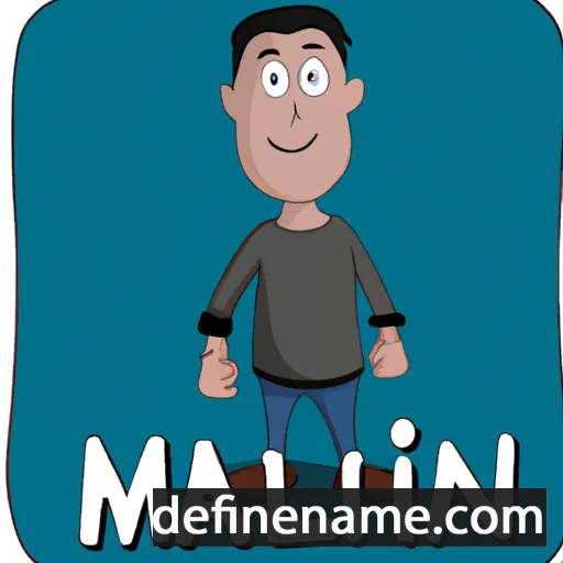 cartoon of the name Malvin