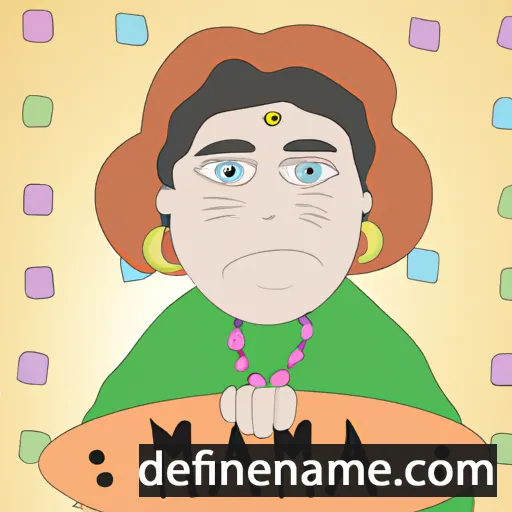 cartoon of the name Mama