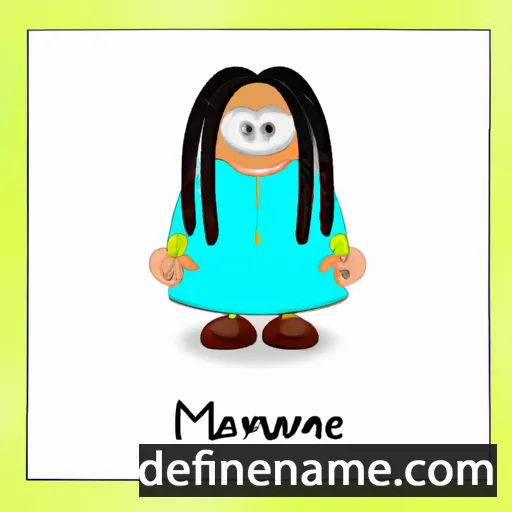 cartoon of the name Mamamze