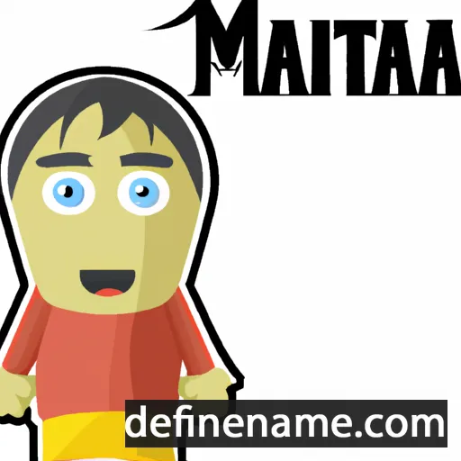 cartoon of the name Mamat