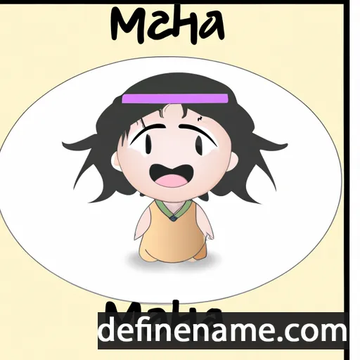 cartoon of the name Mameha