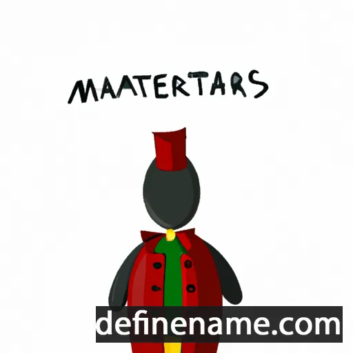 cartoon of the name Mamertas