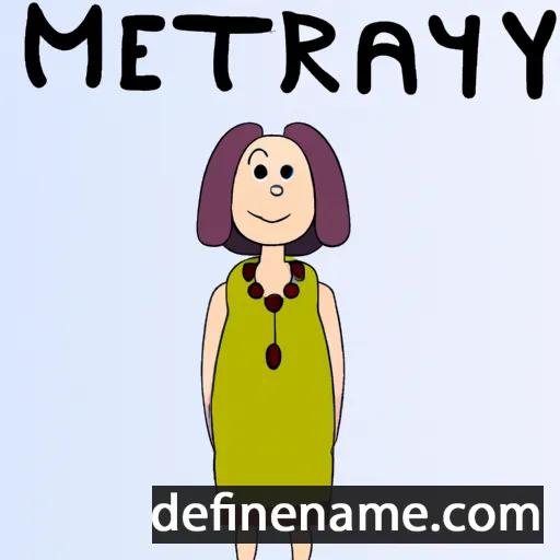 cartoon of the name Mamertyn