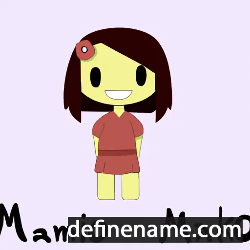 cartoon of the name Mamiko