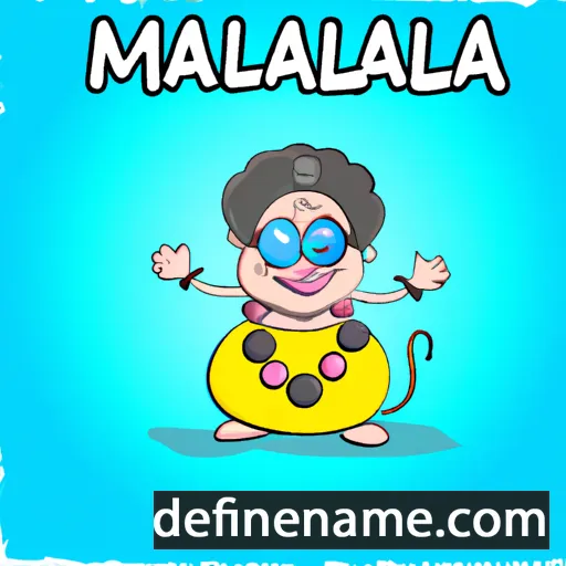 cartoon of the name Mamilaza