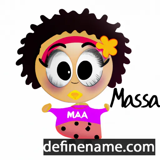 cartoon of the name Mamisoa