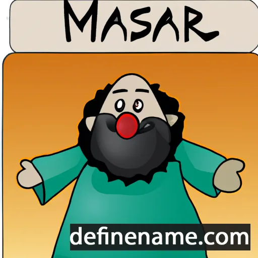 cartoon of the name Mamsər