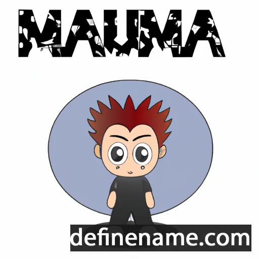 cartoon of the name Mamura