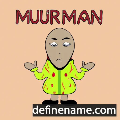 cartoon of the name Mamurhan