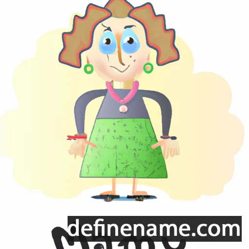 cartoon of the name Mamy