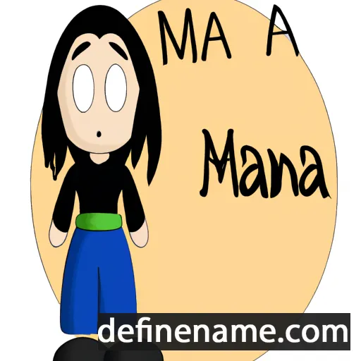 Mana cartoon