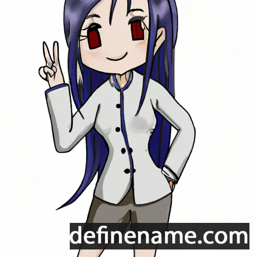 cartoon of the name Manahime