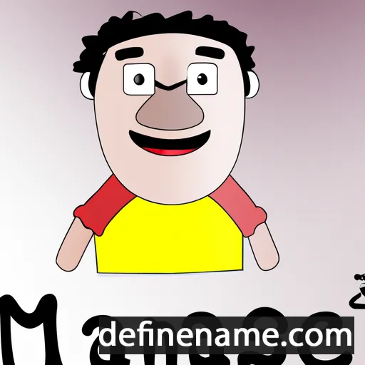 cartoon of the name Manasse