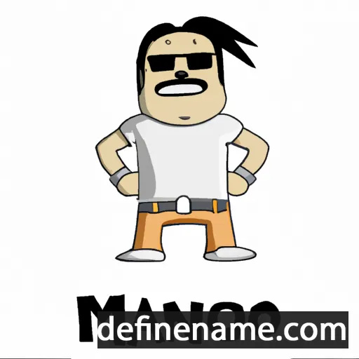 cartoon of the name Mancho