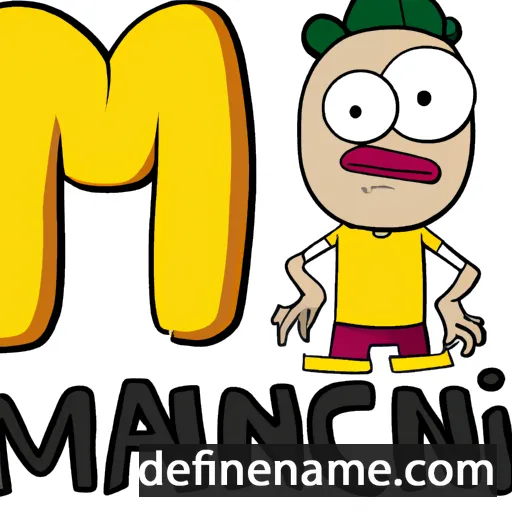 cartoon of the name Manci