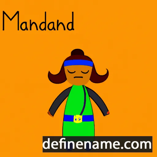 cartoon of the name Mandākini