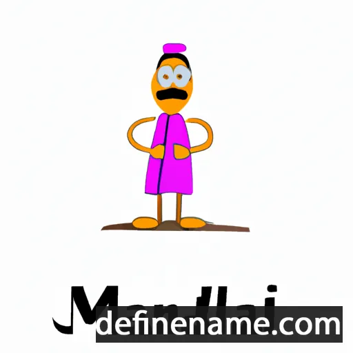 cartoon of the name Mandal