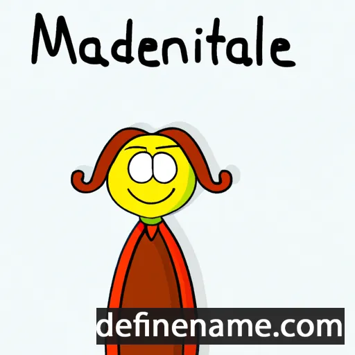 cartoon of the name Mandaliet