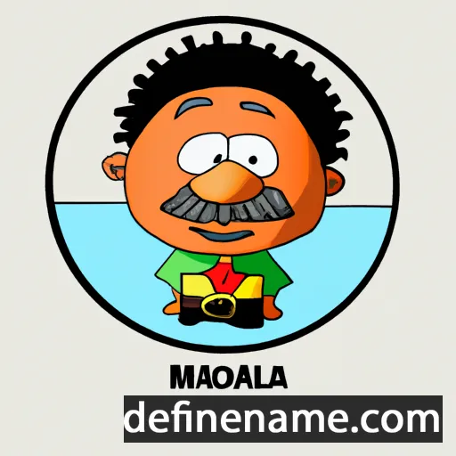 cartoon of the name Mandela