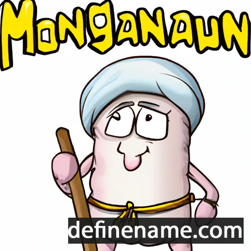 cartoon of the name Mandughai