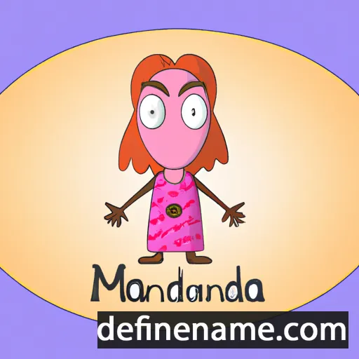 cartoon of the name Mandula