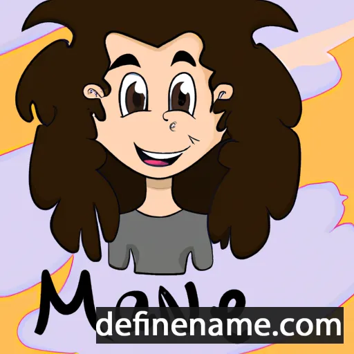 cartoon of the name Mane