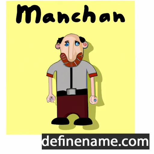 cartoon of the name Manelich