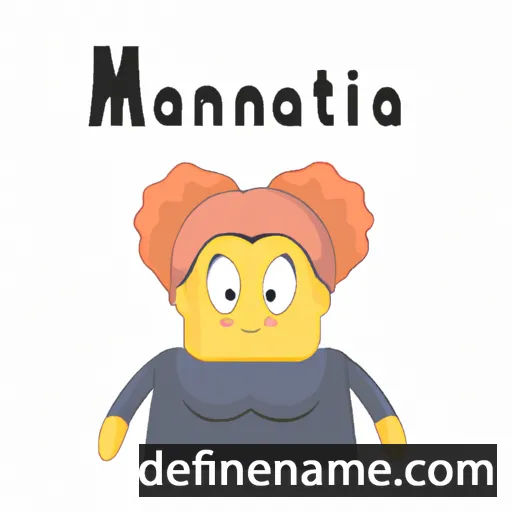 cartoon of the name Manetta