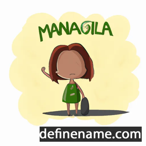 cartoon of the name Mangaleima