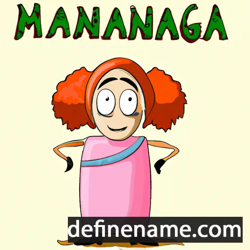 cartoon of the name Manganirina