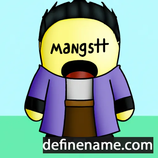 cartoon of the name Mangetsu