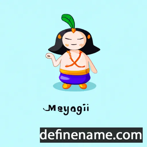 cartoon of the name Manggūltai