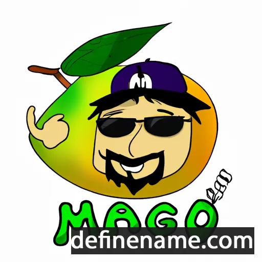 cartoon of the name Mango