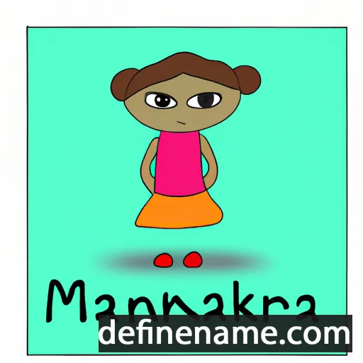 Manieka cartoon