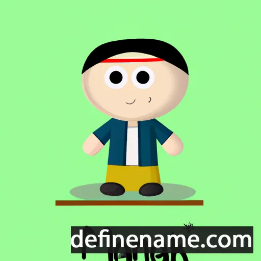 cartoon of the name Manik