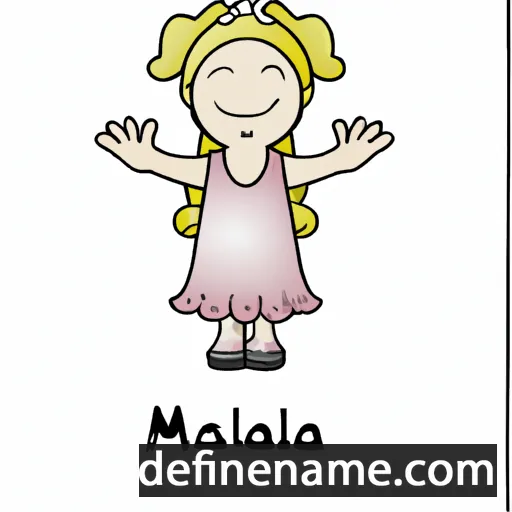 cartoon of the name Manilla