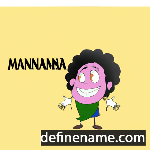 cartoon of the name Manirambona