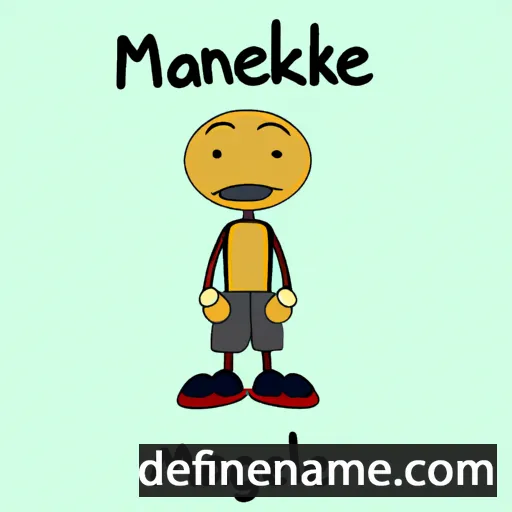 Mankgele cartoon