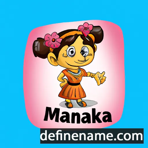 cartoon of the name Manlika