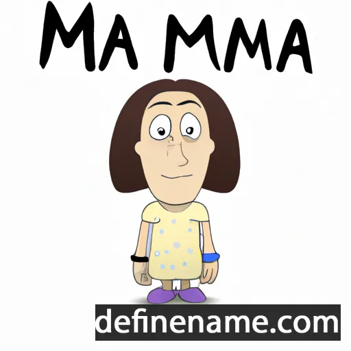 cartoon of the name Manna