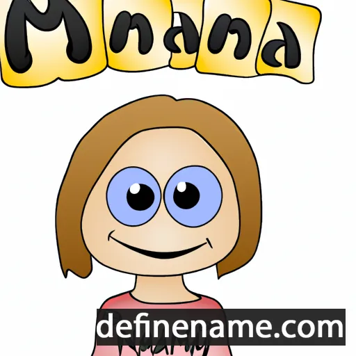 cartoon of the name Manna