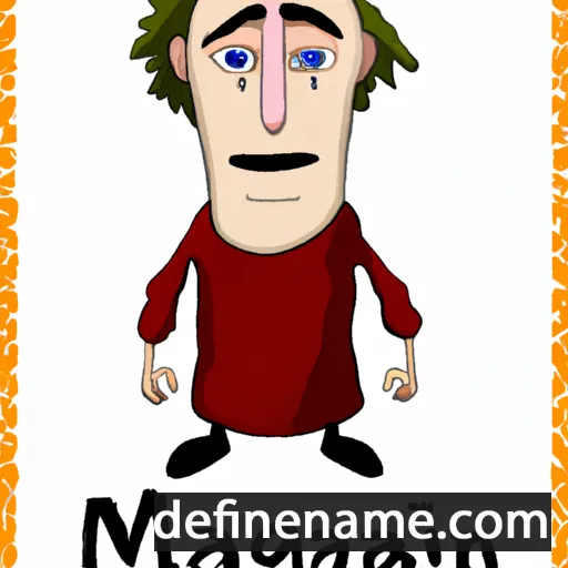 cartoon of the name Mannaig